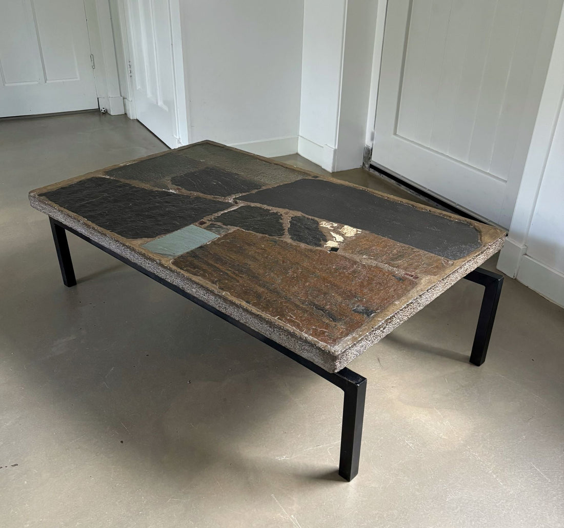 Early brutalist coffee table, Paul Kingma, 1963, The Netherlands - Collectors - Net.Work