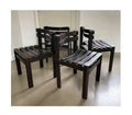Set of vintage design slat chairs - Collectors - Net.Work