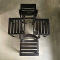 Set of vintage design slat chairs - Collectors - Net.Work