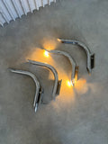 Vintage Chrome Wall Lights – 4 available - Collectors - Net.Work